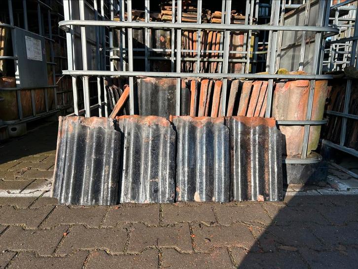 Friese golfpan geglazuurd, Doe-het-zelf en Verbouw, Dakpannen en Dakbedekking, Dakpannen, Steen of Klei, 15 m² of meer, Ophalen