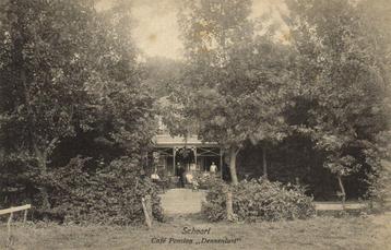 Schoorl, Cafe Pension Dennenlust - volk terras - ongelopen beschikbaar voor biedingen