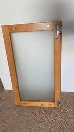 Lundia deurtjes met matglas., Doe-het-zelf en Verbouw, Deuren en Horren, Ophalen, Gebruikt, Minder dan 80 cm, Overige typen