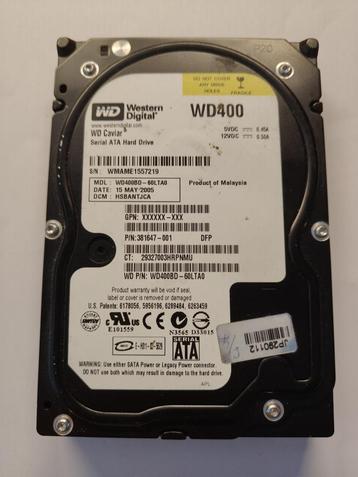 wd 40GB sata schijf beschikbaar voor biedingen