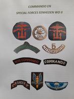 Overzicht commando emblemen WWII, Verzamelen, Militaria | Algemeen, Ophalen of Verzenden, Landmacht, Engeland, Boek of Tijdschrift