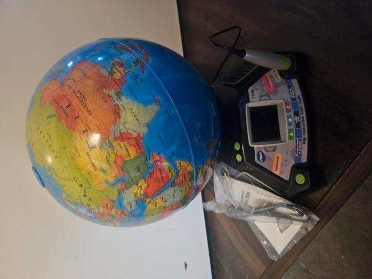 VTech Mijn Interactieve Video Globe - Wereldbol Kinderen -, Kinderen en Baby's, Speelgoed | Vtech, Zo goed als nieuw, Ophalen of Verzenden