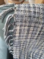 Plaid. Katoen grof geweven 152 x 125, Ophalen of Verzenden, Zo goed als nieuw