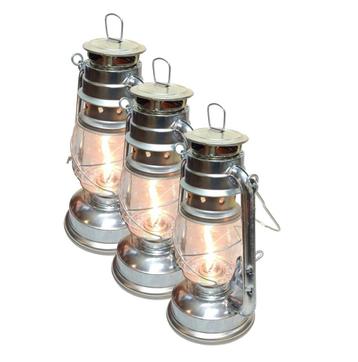 Partij 24 x Aluminium Stormlantaarn lamp sfeerlamp decoratie beschikbaar voor biedingen