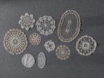 Diverse kleine kleedjes - antiek - gehaakt - handwerk, Ophalen of Verzenden