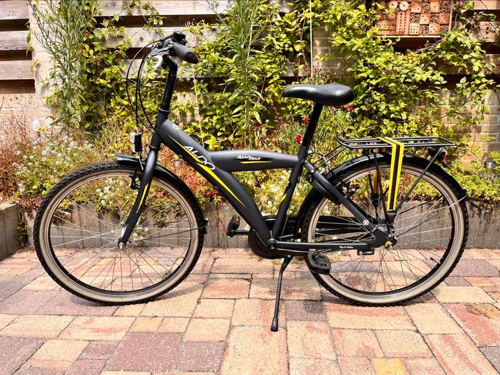 ‘Aldo’ jongensfiets, 3 versnel., 24 inch, z.g.a.n., Fietsen en Brommers, Fietsen | Jongens, Zo goed als nieuw, 24 inch, Ophalen