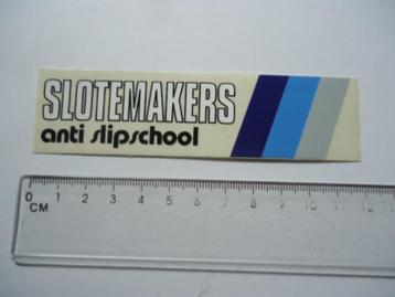 sticker oud SLOTEMAKERS Anti slipschool auto autosport retro beschikbaar voor biedingen