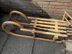 slee (hout) met rugleuningen, Ophalen, Rugleuning, Gebruikt, Hout