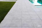 Tuin-terrastegels grijs - CIMENTI CLAY GREY 60x60x2 - 200m², 60 cm of meer, 60 cm of meer, Nieuw, Ophalen of Verzenden