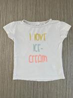 Shirt ‘I love ice-cream’, maat 98/104, Ophalen of Verzenden, Zo goed als nieuw, Jongen of Meisje, Shirt of Longsleeve