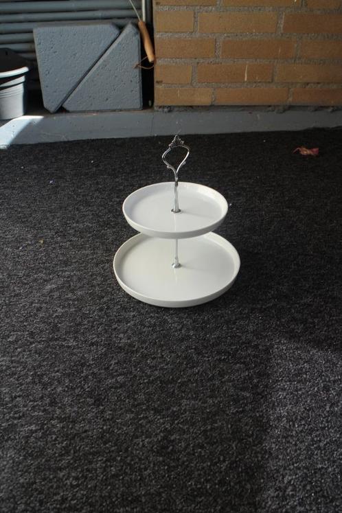 1x Wit BonBons of Taart Schaaltje, Huis en Inrichting, Keuken | Keukenbenodigdheden, Zo goed als nieuw, Ophalen of Verzenden