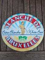 Reclamebord Blanche de Bruxelles / zeldzaam, Ophalen of Verzenden, Zo goed als nieuw, Reclamebord, Plaat of Schild, Overige merken