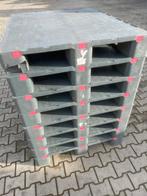 Partij stevige kunstof plastic pallets dichte vlonder stenen, Ophalen, Kunststof
