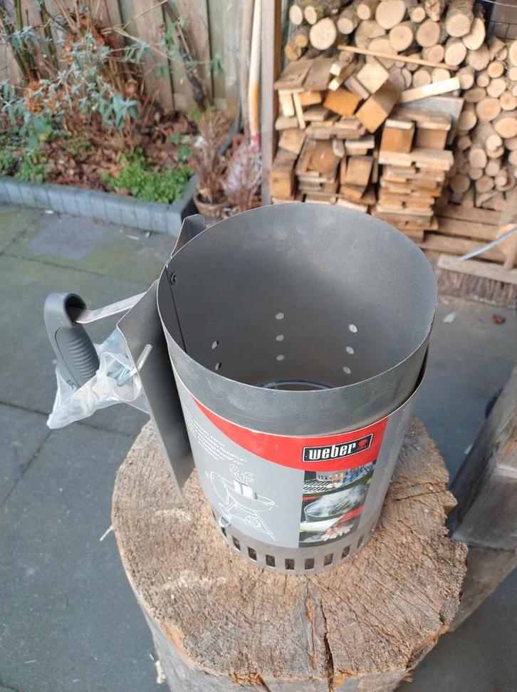 Weber barbecue opstarten nieuw (ook msch. kleine vuurkorf..), Tuin en Terras, Houtskoolbarbecues, Nieuw, Ophalen