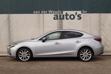 Mazda 3 2.0 SkyActiv 120pk GT-M -LEER-HUD-CAM-NAVI-PDC- beschikbaar voor biedingen