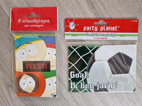 11 Uitnodigingskaarten voor kinderfeestje  NIEUW! Verjaardag, Hobby en Vrije tijd, Feestartikelen, Nieuw, Verjaardag, Ophalen of Verzenden
