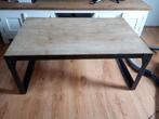 Industriële salontafel Hout / staal, Ophalen, 100 tot 150 cm, 50 tot 100 cm, Zo goed als nieuw