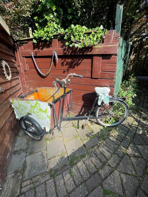 Bakfiets (bruikklaar maar opknappertje), Fietsen en Brommers, Fietsen | Bakfietsen, Gebruikt, Overige merken, Ophalen