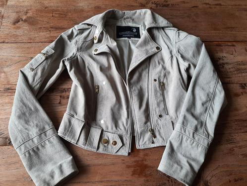 Goosecraft biker 406 suede jasje dames maat M, Kleding | Dames, Jasjes, Kostuums en Pakken, Gedragen, Beige, Ophalen of Verzenden