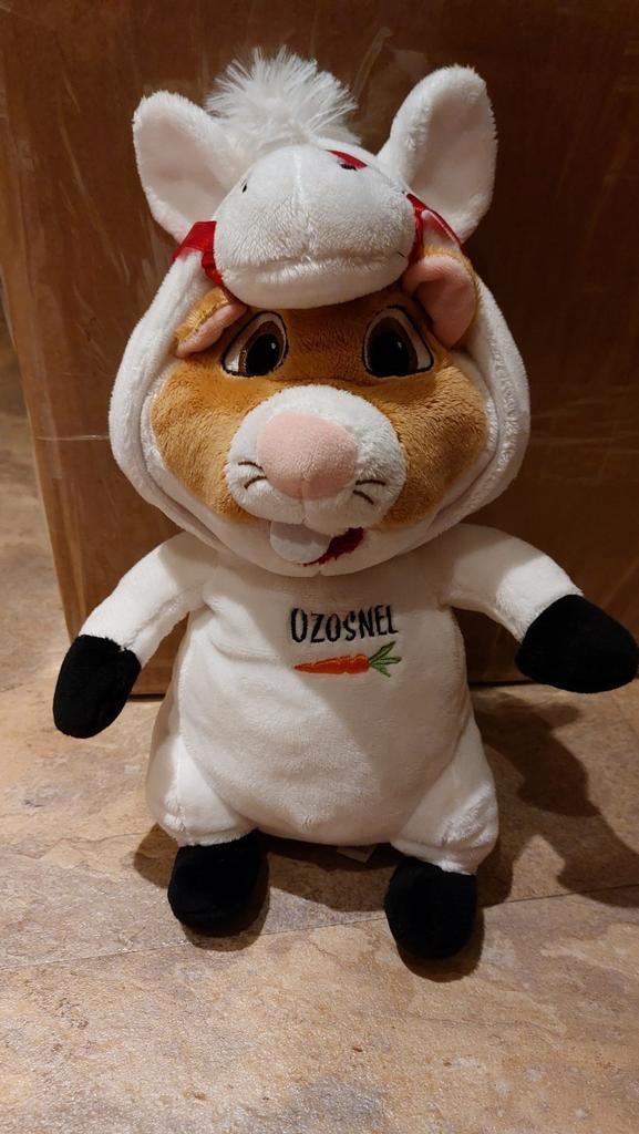 AH hamster, Ozosnel, Sinterklaas, Kinderen en Baby's, Speelgoed | Knuffels en Pluche, Zo goed als nieuw, Overige typen, Ophalen of Verzenden
