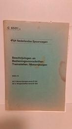 C6501/lll beschrijvingen van DE1 en DE2, Ophalen of Verzenden, Gebruikt, Trein, Boek of Tijdschrift