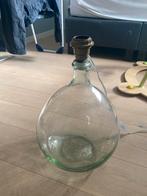 Glazen Vaas Lampenvoet, Ophalen, Gebruikt, Glas, Minder dan 100 cm