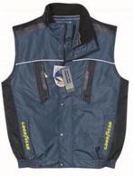 Goodyear getailleerde bodywarmer blauw Nieuw Maat 2XL, Tuin en Terras, Werkkleding, Ophalen of Verzenden, Nieuw, Jas
