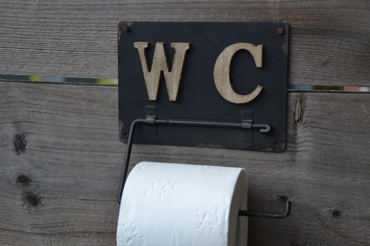 WC-Rolhouder - Toiletpapier rolhouder WC-Puur - Landelijk, Huis en Inrichting, Badkamer | Badtextiel en Accessoires, Nieuw, Overige typen