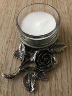 Tinnen waxinelichthouder, Antiek en Kunst, Ophalen of Verzenden