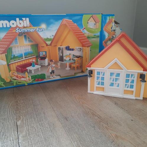 Playmobil 6020 vakantiehuis, Kinderen en Baby's, Speelgoed | Playmobil, Zo goed als nieuw, Complete set, Ophalen of Verzenden