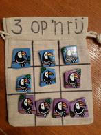 3 op een rij tic tac toe toekan stenen, Een of twee spelers, Ophalen of Verzenden, Nieuw, Happystone118