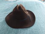 Flex Felt donkerbruine westernhoed one size NIEUW, Kleding | Heren, Hoed, Flex Felt, Nieuw, One size fits all