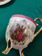 theeservies art nouveau paars met afbeelding, Huis en Inrichting, Keuken | Servies, Ophalen of Verzenden, 'T Olde Gre-j, Info@toldegrej.nl