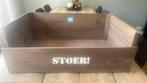 Houten hondenmand van stoer!, Dieren en Toebehoren, Ophalen of Verzenden, Gebruikt, Overige