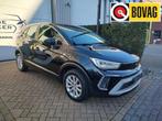 Opel Crossland X 1.2 Turbo Ultimate Elegance 130PK Navigatie, Auto's, Stof, Gebruikt, 1199 cc, Zwart