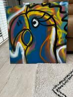 Papegaai graffiti, Antiek en Kunst, Ophalen of Verzenden