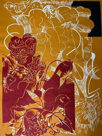 Rik van Iersel - Litho '87 kleine oplage 24/27 beschikbaar voor biedingen