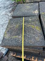 Zwarte Grindtegels 50x50cm - +/-180 stuks, Tuin en Terras, Ophalen, Gebruikt, 10 m² of meer, Grind