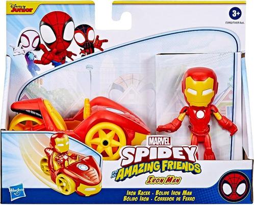 Marvel Spidey: Iron Man met Voertuig NIEUW, Kinderen en Baby's, Speelgoed | Actiefiguren, Nieuw, Ophalen of Verzenden