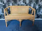 2 zits rotan bank, Huis en Inrichting, Banken | Bankstellen, Ophalen, Minder dan 75 cm, Tweepersoons, Riet of Rotan