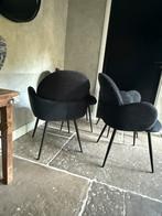 Laatste 4 prachtige eetkamerstoelen, Luxe eetkamerstoelen, ., Zwart, Nieuw