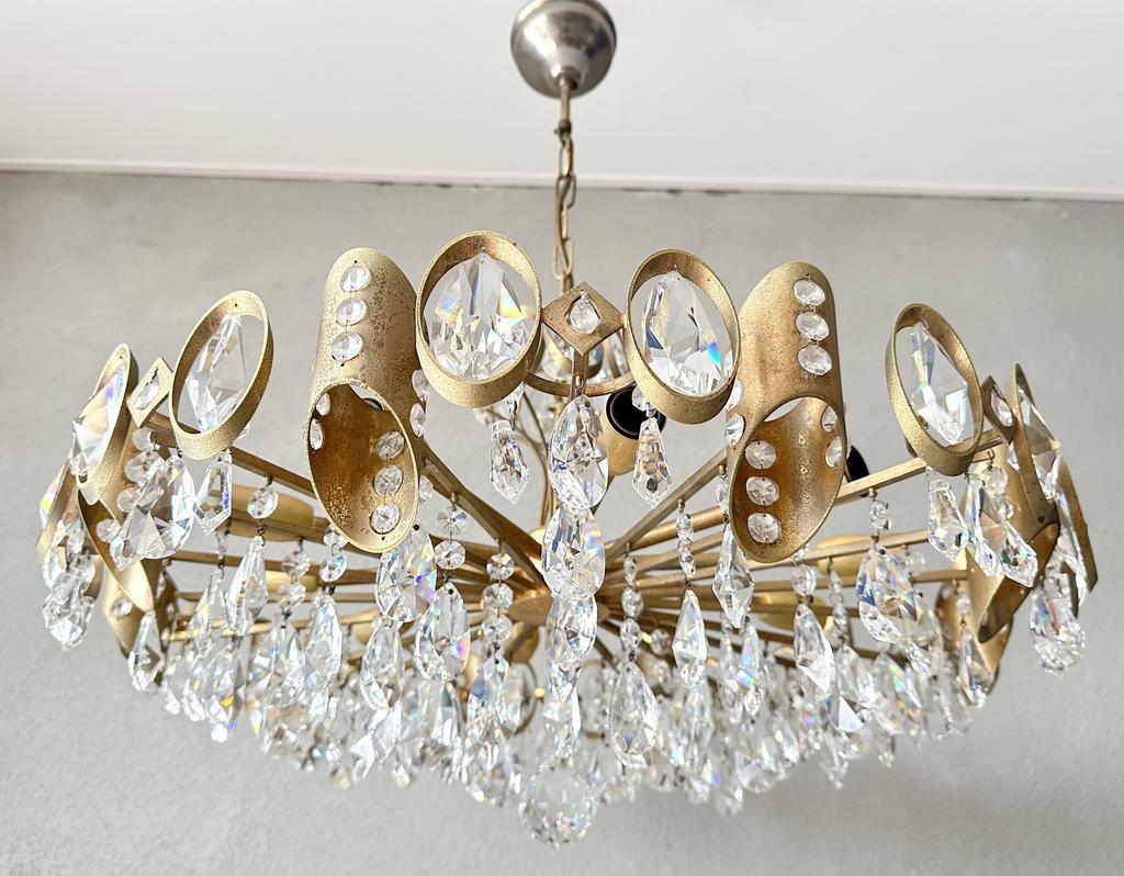 Vintage kroonluchter Christoph Palme, Ophalen of Verzenden, Gebruikt