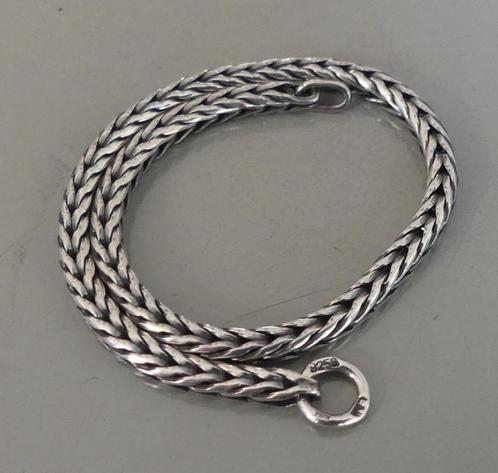 Trollbeads ZILVEREN ARMBAND 17 cm, Sieraden, Tassen en Uiterlijk, Armbanden, Gebruikt, Zilver, Zilver, Verzenden