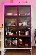 Vitrinekast - Goede Staat, Huis en Inrichting, Kasten | Buffetkasten, Ophalen, Gebruikt, 50 tot 100 cm, Glas
