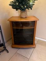 Stereomeubel Blank Eiken Patine kleur, Huis en Inrichting, Ophalen, Eikenhout, 50 tot 100 cm, Zo goed als nieuw