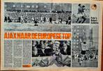 Ajax-Benfica 5 maart 1969 Parijs  VI 6 pagina's, Verzamelen, Ophalen of Verzenden, Zo goed als nieuw, Ajax, Boek of Tijdschrift
