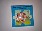 Elmer Legpuzzel Boek, Ophalen of Verzenden, Zo goed als nieuw, 2 tot 3 jaar, Uitklap-, Voel- of Ontdekboek