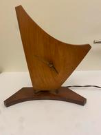 Vintage - Retro - Scandinavië - houten elektronische klok., Antiek en Kunst, Ophalen of Verzenden