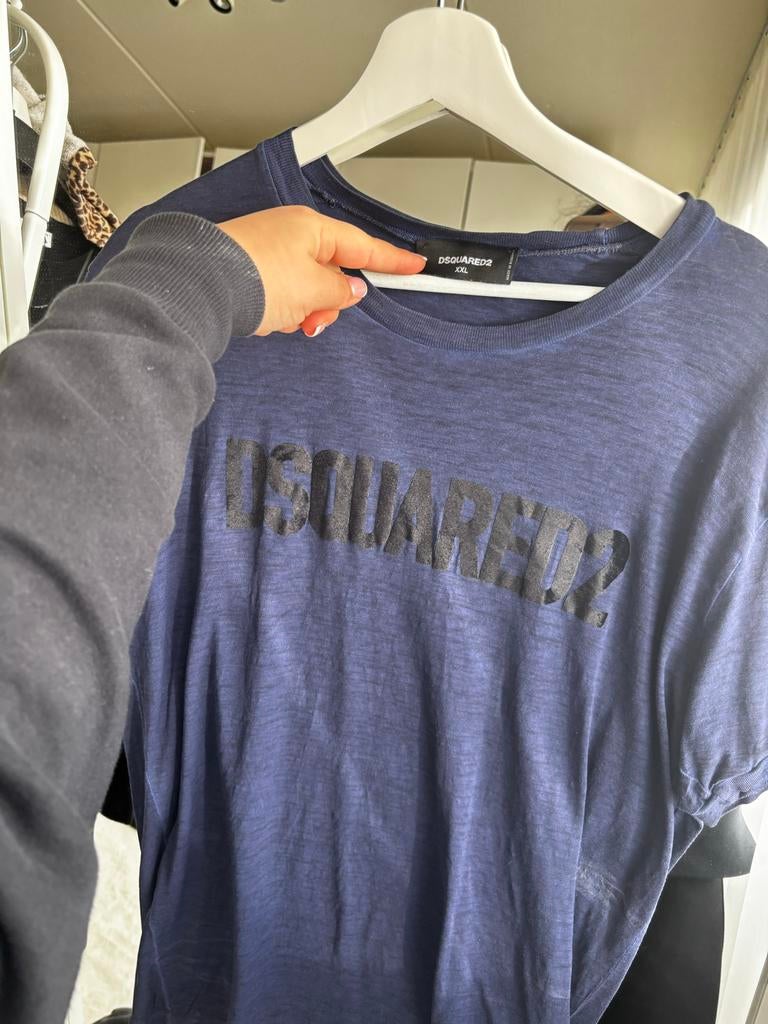 Dsquared T-shirt XL - Gedragen, Ophalen of Verzenden, Gedragen, Maat 56/58 (XL), Zwart