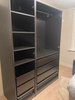 Pax kledingkast ikea zwartbruin, Ophalen, 200 cm of meer, 50 tot 100 cm, Zo goed als nieuw
